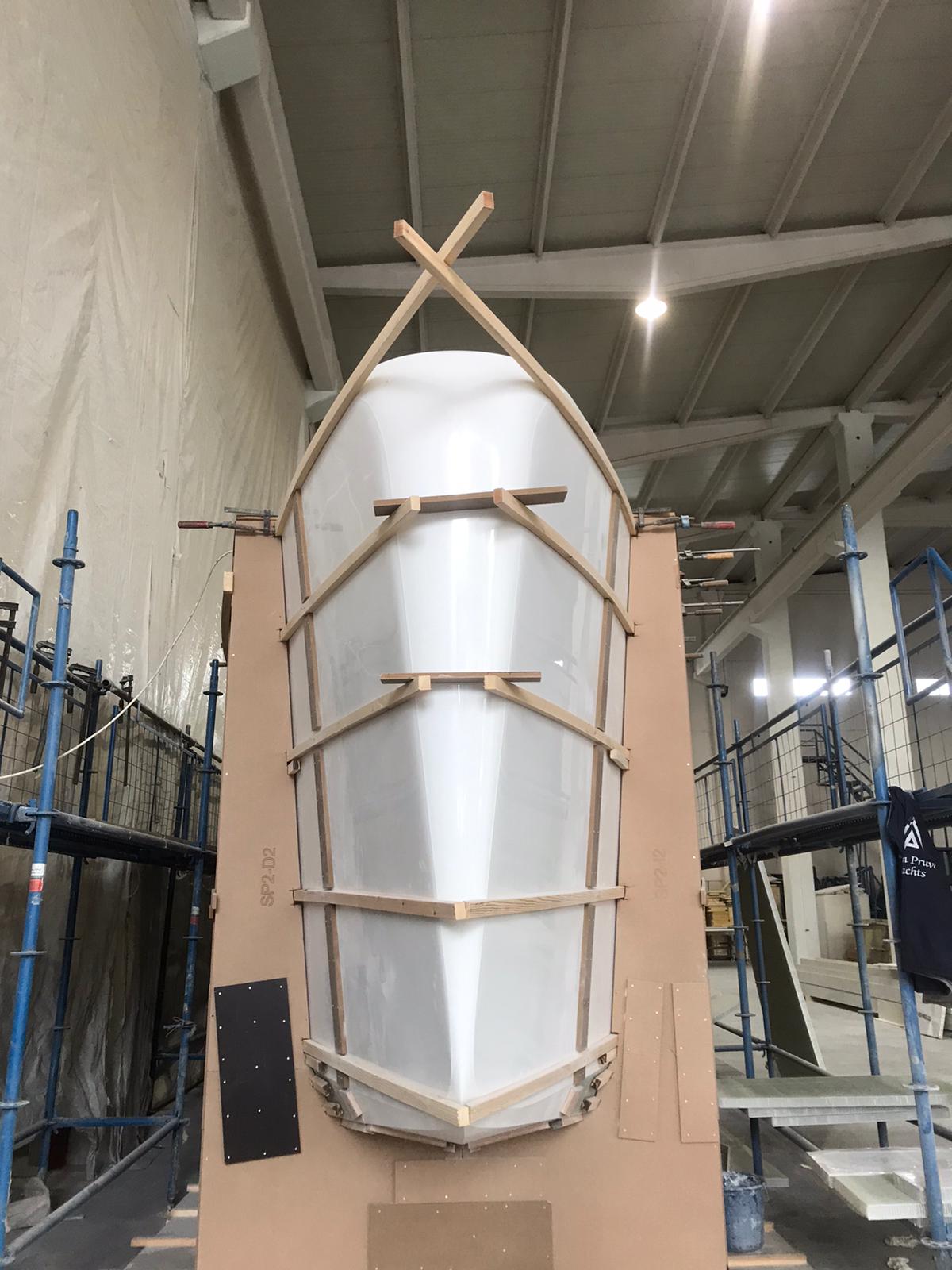 Ocean Beast Hull Ready To Be Mounted
